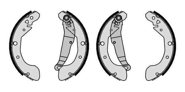 Bosch F 026 008 026 Колодки гальмівні барабанні, комплект F026008026: Приваблива ціна - Купити у Польщі на 2407.PL!