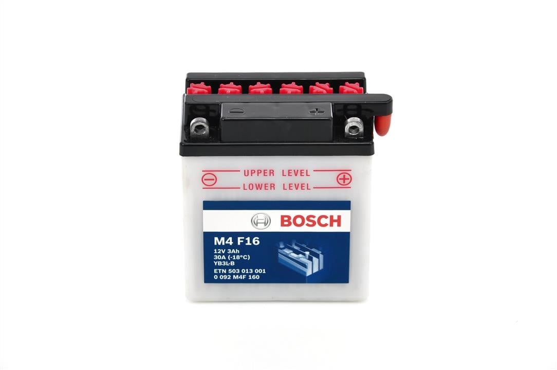 Starterbatterie Bosch 12V 3AH 30A(EN) R+ Bosch 0 092 M4F 160