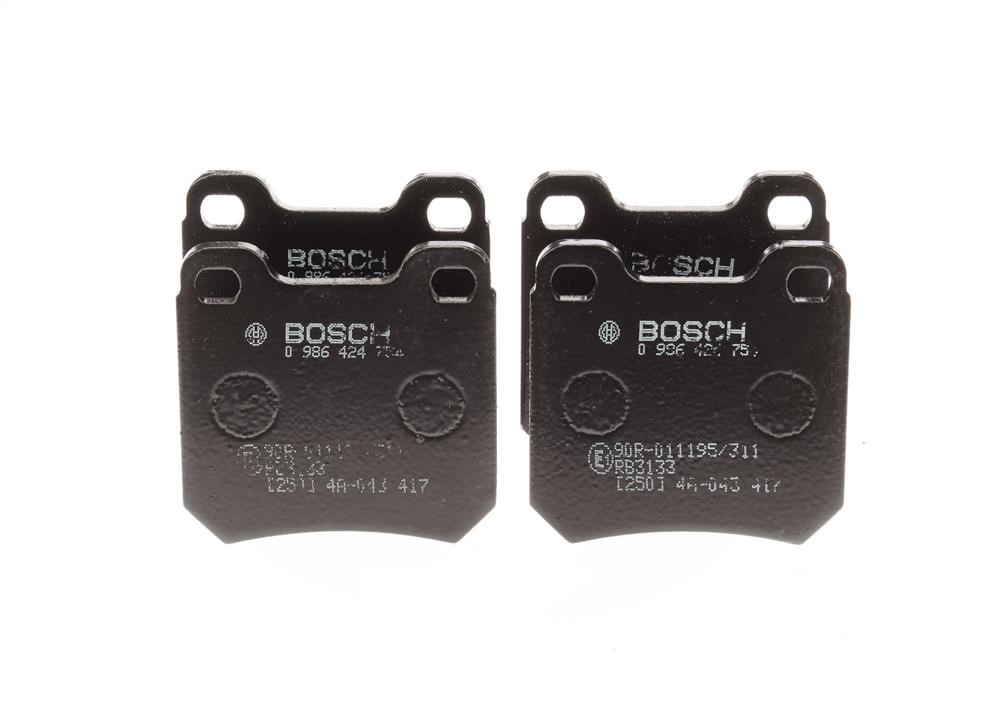 Bosch 0 986 424 754 Гальмівні колодки, комплект 0986424754: Приваблива ціна - Купити у Польщі на 2407.PL!