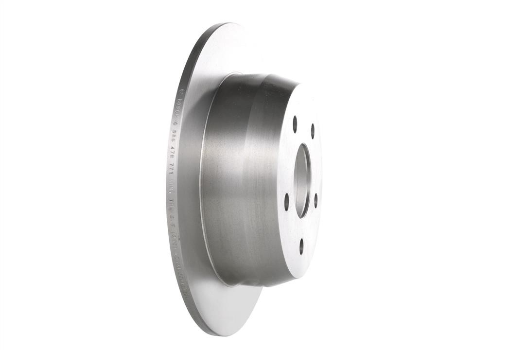 Rear solid brake disc Bosch 0 986 478 771