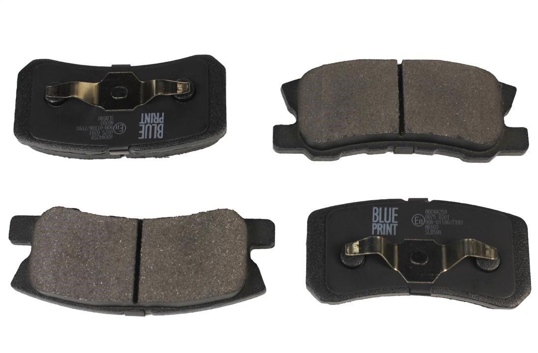 Brake pad kit Peugeot 4008: ADC44259 Blue Print Brake pad set