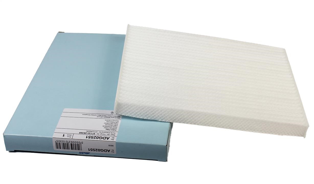 Cabin filter Blue Print ADG02551