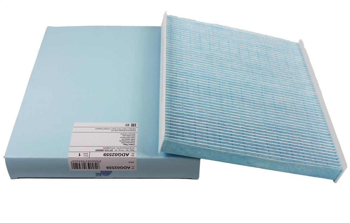Cabin filter Blue Print ADG02559