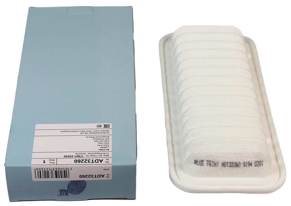 Air filter Blue Print ADT32260
