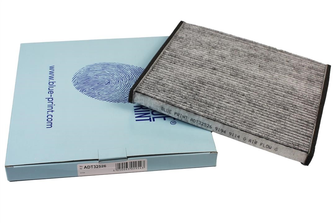 Cabin filter with activated carbon Blue Print ADT32526