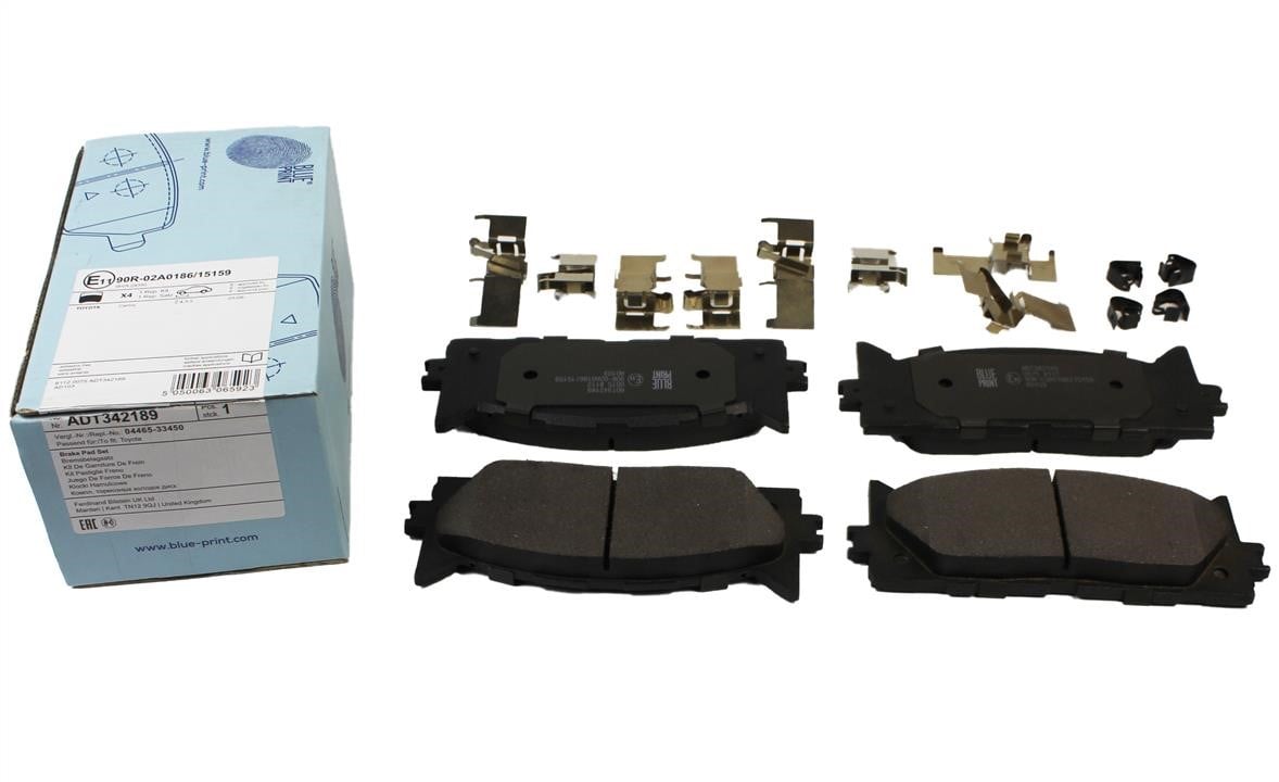 Brake pad set Blue Print ADT342189