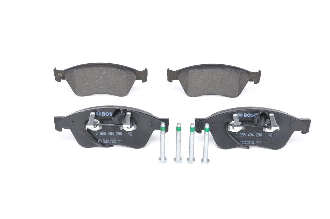 Bosch 0 986 494 200 Brake Pad Set, disc brake 0986494200: Buy near me in Poland at 2407.PL - Good price!