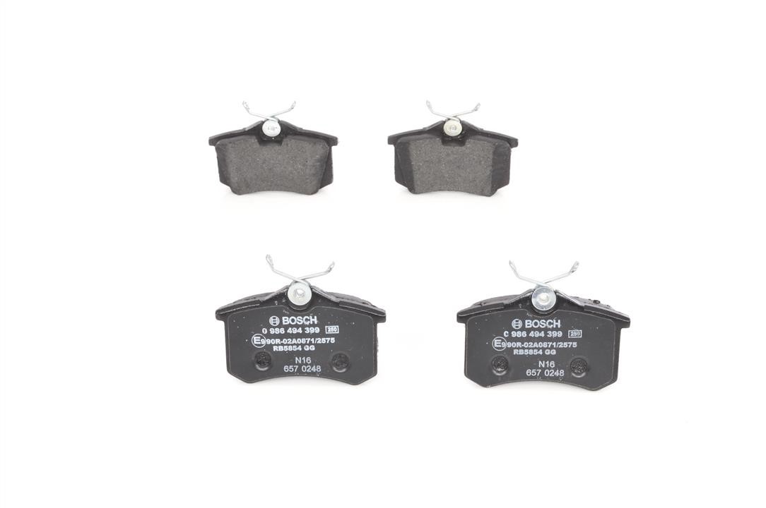 Bosch Rear brake pad set – price [object Object] PLN