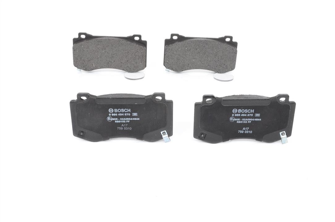 Bosch Brake Pad Set, disc brake – price 206 PLN
