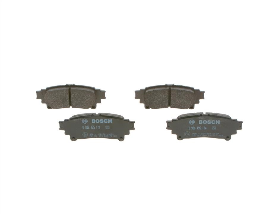 Тормозные колодки дисковые задние, комплект Bosch 0 986 495 174