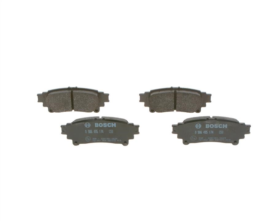 Bosch Rear brake pad set – price 108 PLN