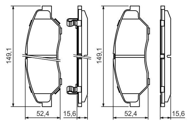 Bosch Bremsbelagsatz – Preis 155 PLN