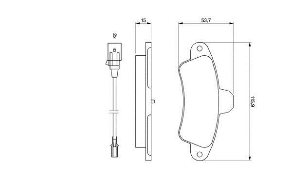 Bosch Bremsbelagsatz – Preis 131 PLN