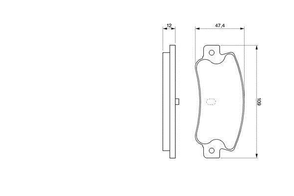 Bosch Klocki hamulcowe, zestaw – cena [object Object] PLN