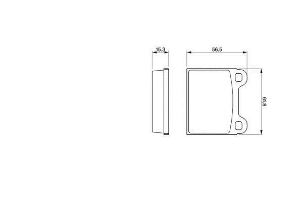 Bosch Bremsbelagsatz – Preis 61 PLN