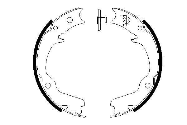 0986487681 Bosch Handbremsbeläge