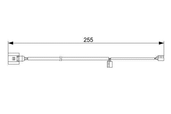Warnkontakt Bremsbelagverschleiß Bosch 1 987 473 013