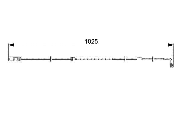 1987473026 Bosch Warnkontakt Bremsbelagverschleiß