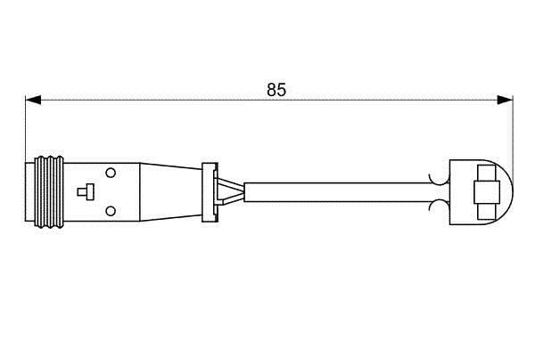 1987473038 Bosch Warnkontakt Bremsbelagverschleiß