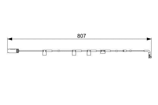 1987473058 Bosch Warnkontakt Bremsbelagverschleiß