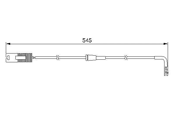 Warnkontakt Bremsbelagverschleiß Bosch 1 987 474 940
