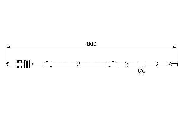 1987474945 Bosch Warnkontakt Bremsbelagverschleiß