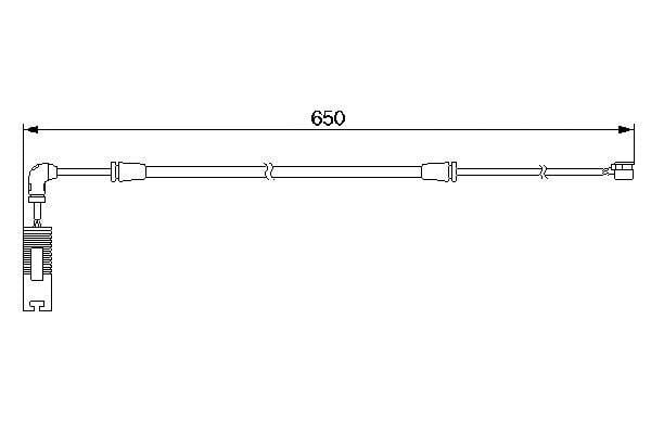 1987474960 Bosch Warnkontakt Bremsbelagverschleiß