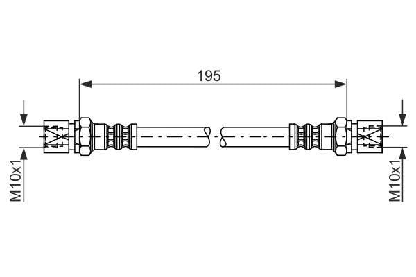 1987476030 Bosch Bremsschlauch