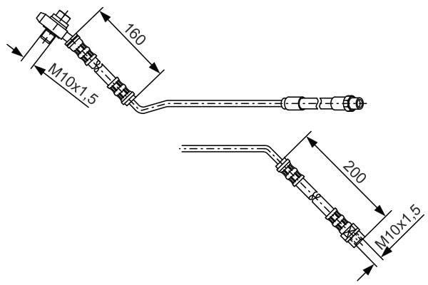 1987476055 Bosch Bremsschlauch