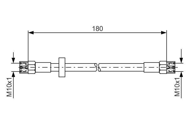 1987476216 Bosch Bremsschlauch