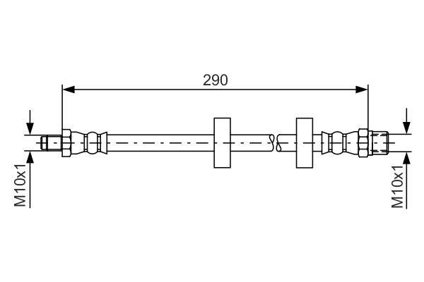 1987476334 Bosch Bremsschlauch