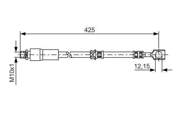 1987476386 Bosch Bremsschlauch