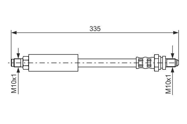 1987476627 Bosch Bremsschlauch