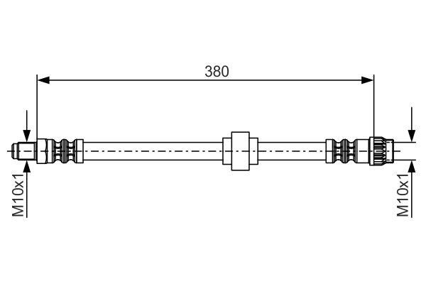 Bosch Brake Hose – price 52 PLN