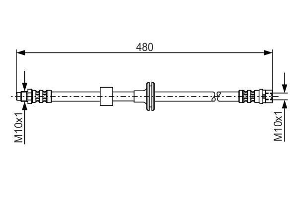 1987476778 Bosch Bremsschlauch