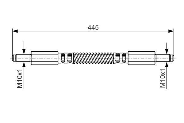 1987476925 Bosch Bremsschlauch