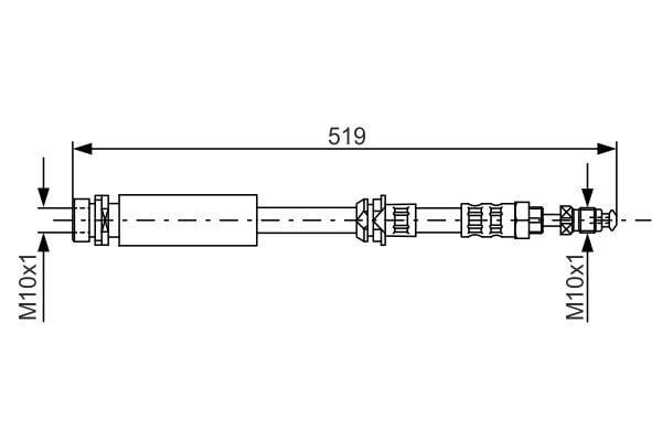 1987476993 Bosch Bremsschlauch