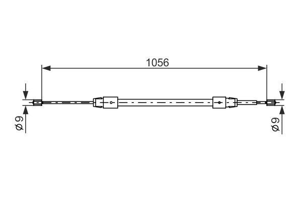 Bosch Feststellbremsseil, links – Preis [object Object] PLN