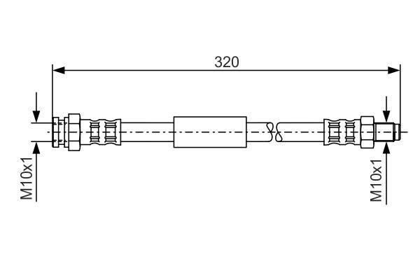 Bosch Brake Hose – price [object Object] PLN