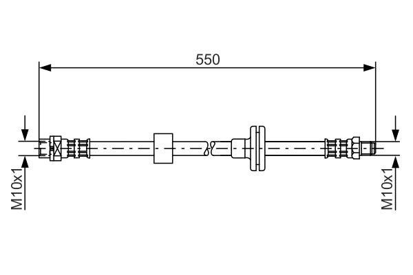 1987481056 Bosch Brake Hose