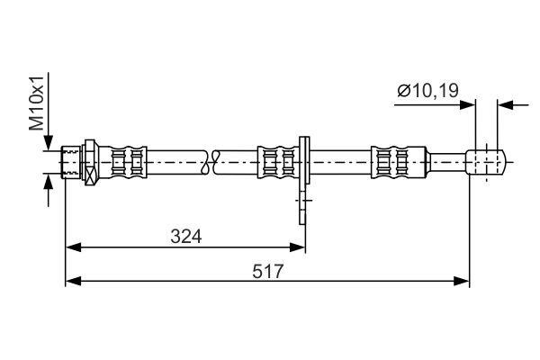 Bosch Brake Hose – price [object Object] PLN