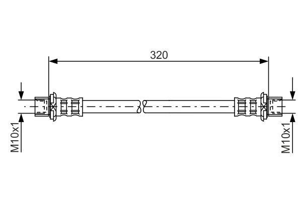 Bosch Brake Hose – price [object Object] PLN