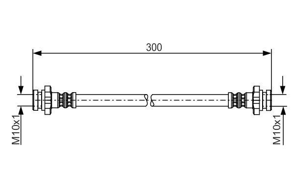 Bosch Bremsschlauch – Preis 48 PLN