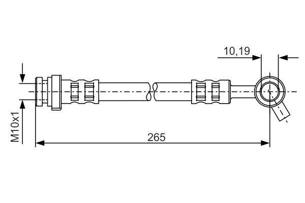Bosch Brake Hose – price 70 PLN