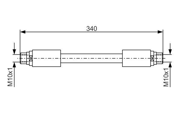1987481301 Bosch Bremsschlauch