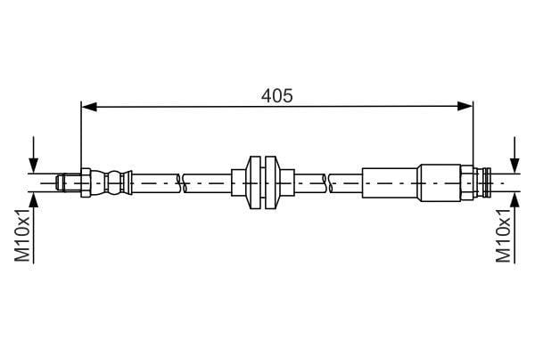 1987481671 Bosch Bremsschlauch