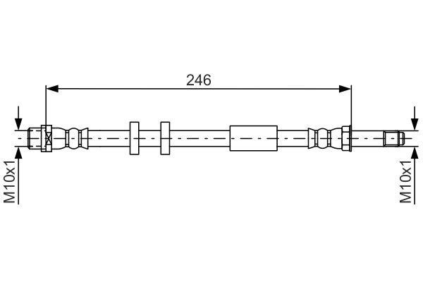 1987481714 Bosch Bremsschlauch