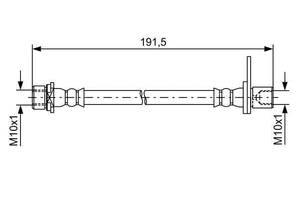 1987481738 Bosch Bremsschlauch