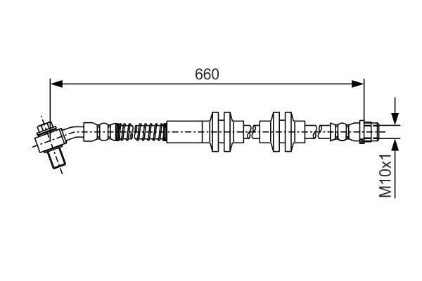 1987481A48 Bosch Brake Hose