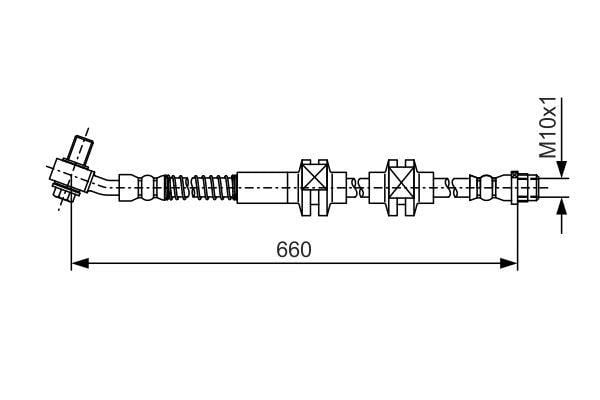 1987481A49 Bosch Bremsschlauch